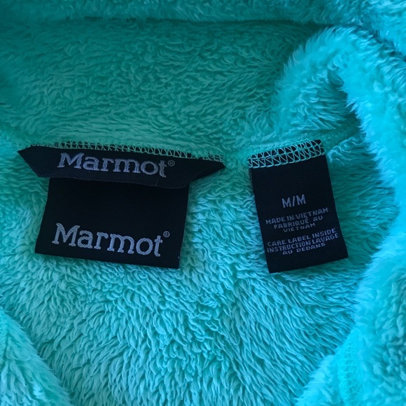 Marmot Lime Green Fuzzy Jacket - Picture 7 of 8